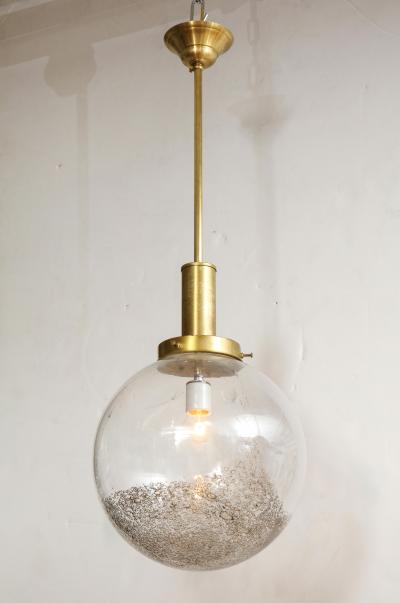 Italian Murano 1960s Glass Globe Chandelier