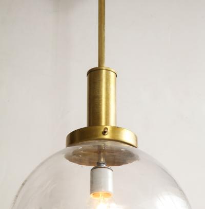 Italian Murano 1960s Glass Globe Chandelier