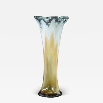 Italian Murano Artistic Glass Tall Vase 1960s