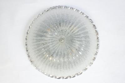Italian Murano Glass Ceiling Light or Flush Mount