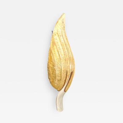 Italian Murano Gold Dusted Glass Wall Sconces