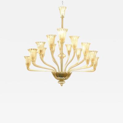 Italian Murano Gondola Shaped Chandelier