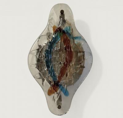 Italian Murano Mazzega Wall Sconces circa 1970
