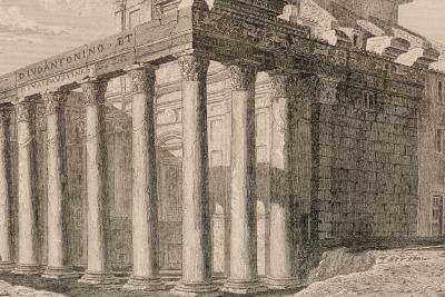 Italian Neo Classic Architectural Temples Print