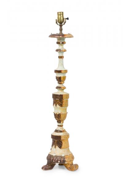 Italian Neo Classic Candlestick Lamp