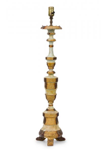Italian Neo Classic Candlestick Lamp
