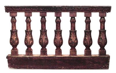 Italian Neo Classic Carved Balustrade Railings