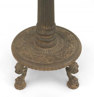 Italian Neo Classic Geometric Marble End Table