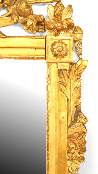 Italian Neo Classic Gilt Carved Wall Mirror