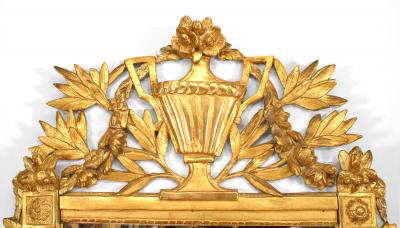 Italian Neo Classic Gilt Carved Wall Mirror