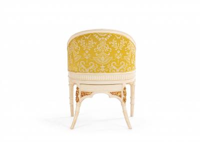 Italian Neo Classic Gold Arm Chair