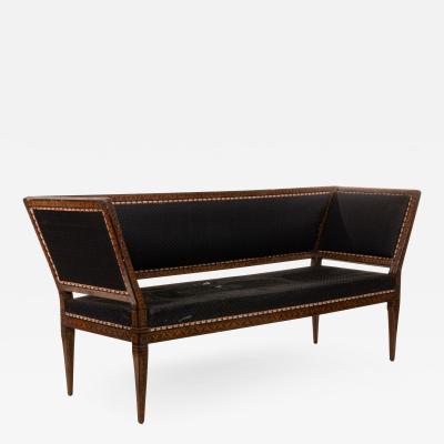 Italian Neo Classic Horse Hair Settee