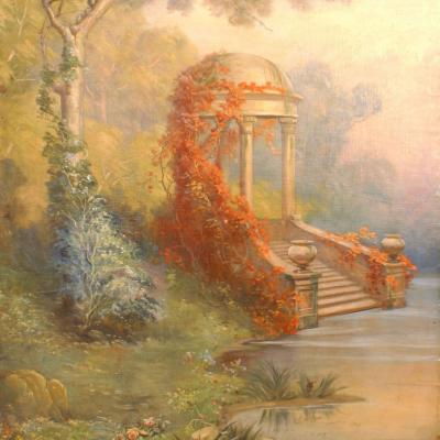 Italian Neo Classic Landscape of Gazebo Garden