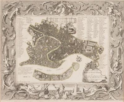 Italian Neo Classic Map of Italy