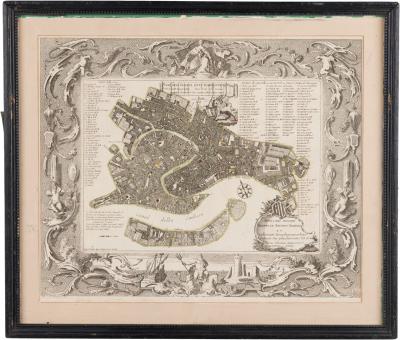 Italian Neo Classic Map of Italy