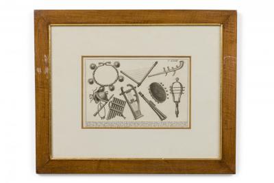 Italian Neo Classic Military Objects Print