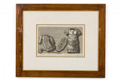 Italian Neo Classic Military Objects Print