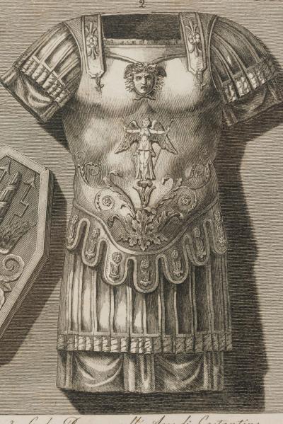 Italian Neo Classic Military Objects Print