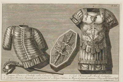 Italian Neo Classic Military Objects Print