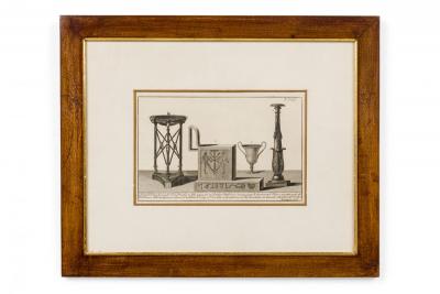 Italian Neo Classic Military Objects Print