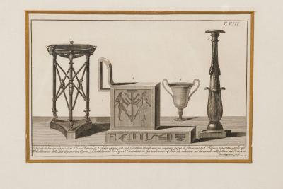 Italian Neo Classic Military Objects Print