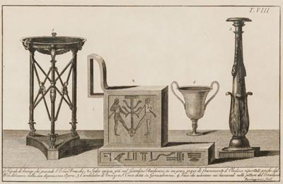 Italian Neo Classic Military Objects Print