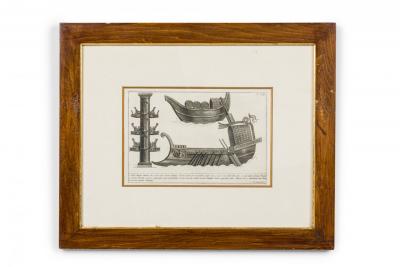 Italian Neo Classic Military Objects Print