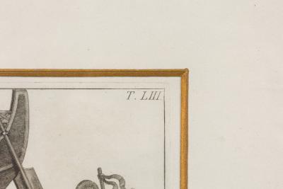 Italian Neo Classic Military Objects Print