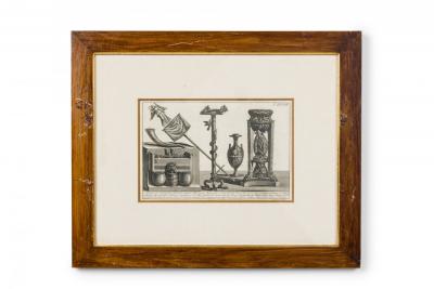 Italian Neo Classic Military Objects Print