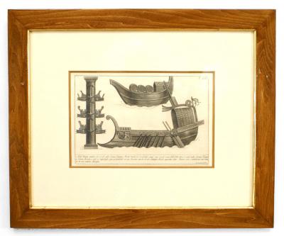 Italian Neo Classic Military Objects Print