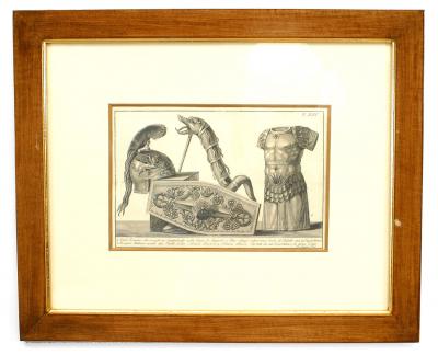 Italian Neo Classic Military Objects Print