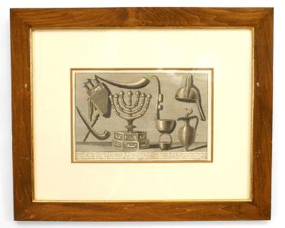 Italian Neo Classic Military Objects Print