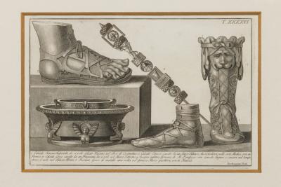 Italian Neo Classic Military Objects Print