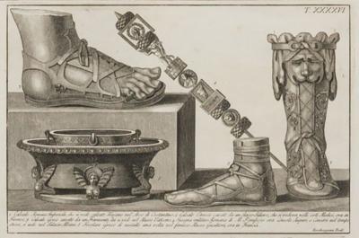 Italian Neo Classic Military Objects Print