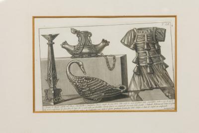 Italian Neo Classic Military Objects Print