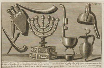 Italian Neo Classic Military Objects Print