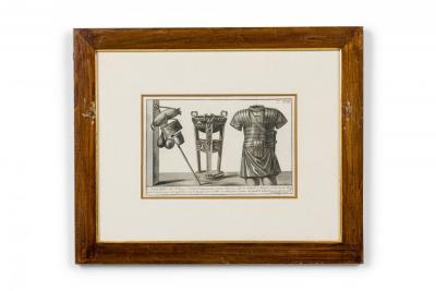 Italian Neo Classic Military Objects Print