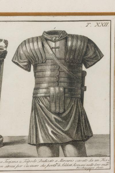 Italian Neo Classic Military Objects Print