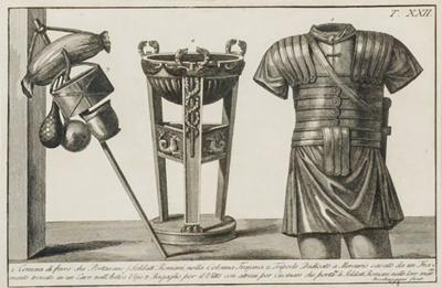 Italian Neo Classic Military Objects Print