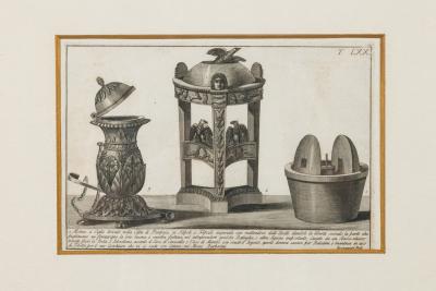 Italian Neo Classic Military Objects Print