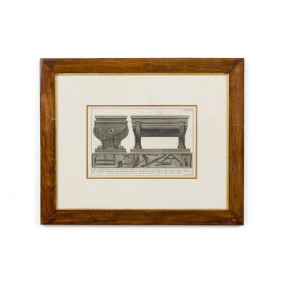 Italian Neo Classic Military Objects Print