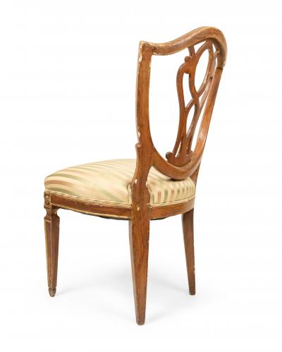 Italian Neo Classic Shield Side Chair