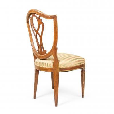 Italian Neo Classic Shield Side Chair