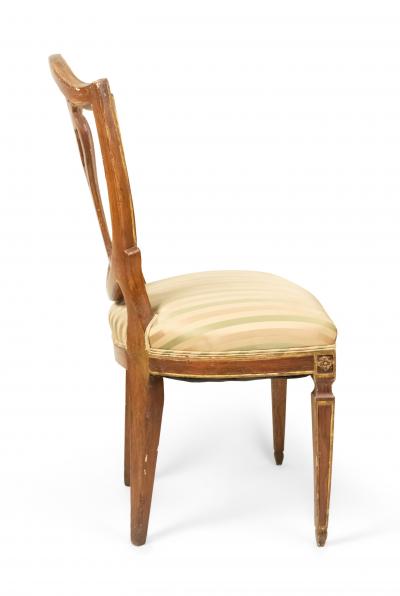 Italian Neo Classic Shield Side Chair
