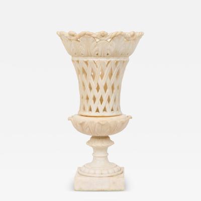 Italian Neo Classic White Grand Tour Marble Centerpiece