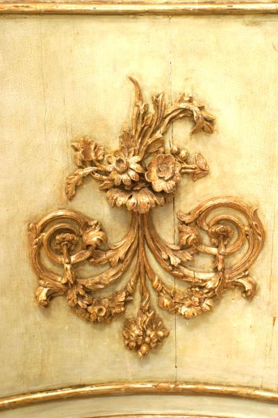 Italian Neo classic 18th Cent Painted Monumental Commode