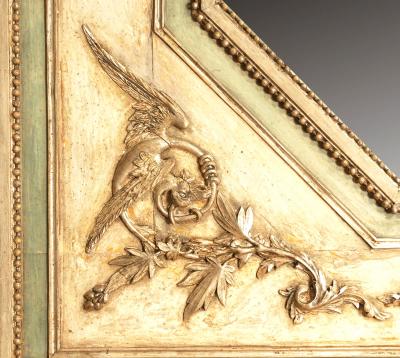 Italian Neo classic Painted Large Mirror