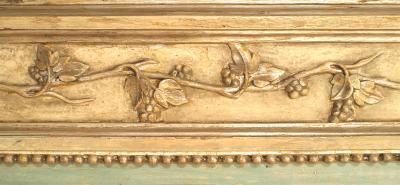 Italian Neo classic Painted Large Mirror