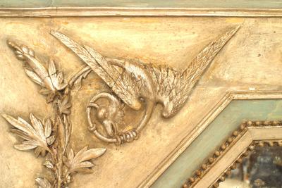 Italian Neo classic Painted Large Mirror