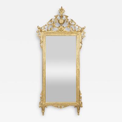 Italian Neoclassic Giltwood Mirror